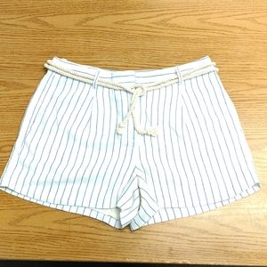 J. Crew Linen/Cotton Shorts w/ Rope Tie